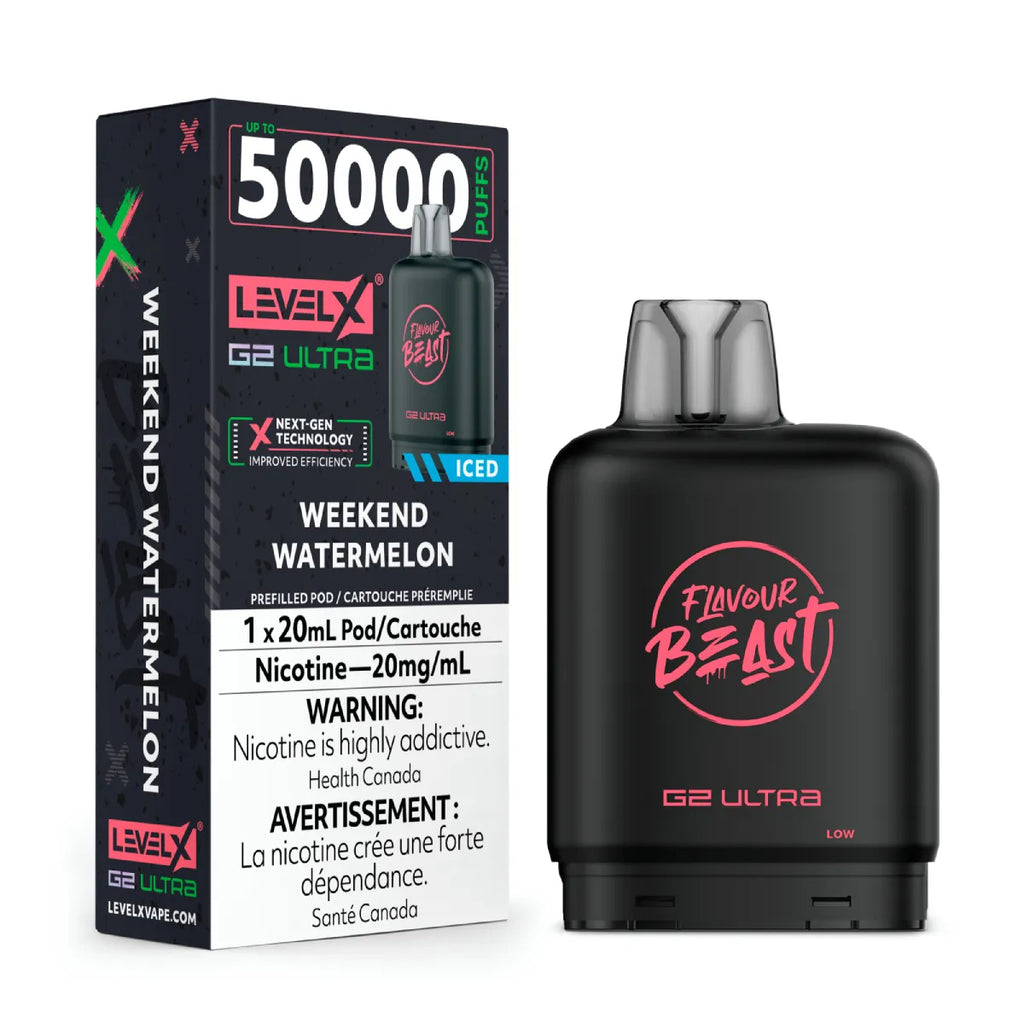 Level X - Flavour Beast G2 Ultra 50K Puffs Disposable Pods