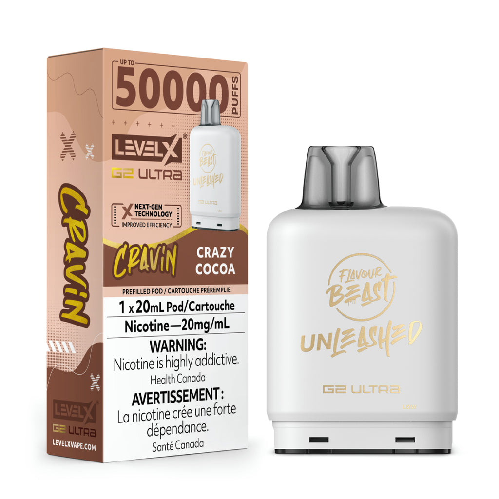 Level X - Unleashed G2 Ultra 50K Puffs Disposable Pods