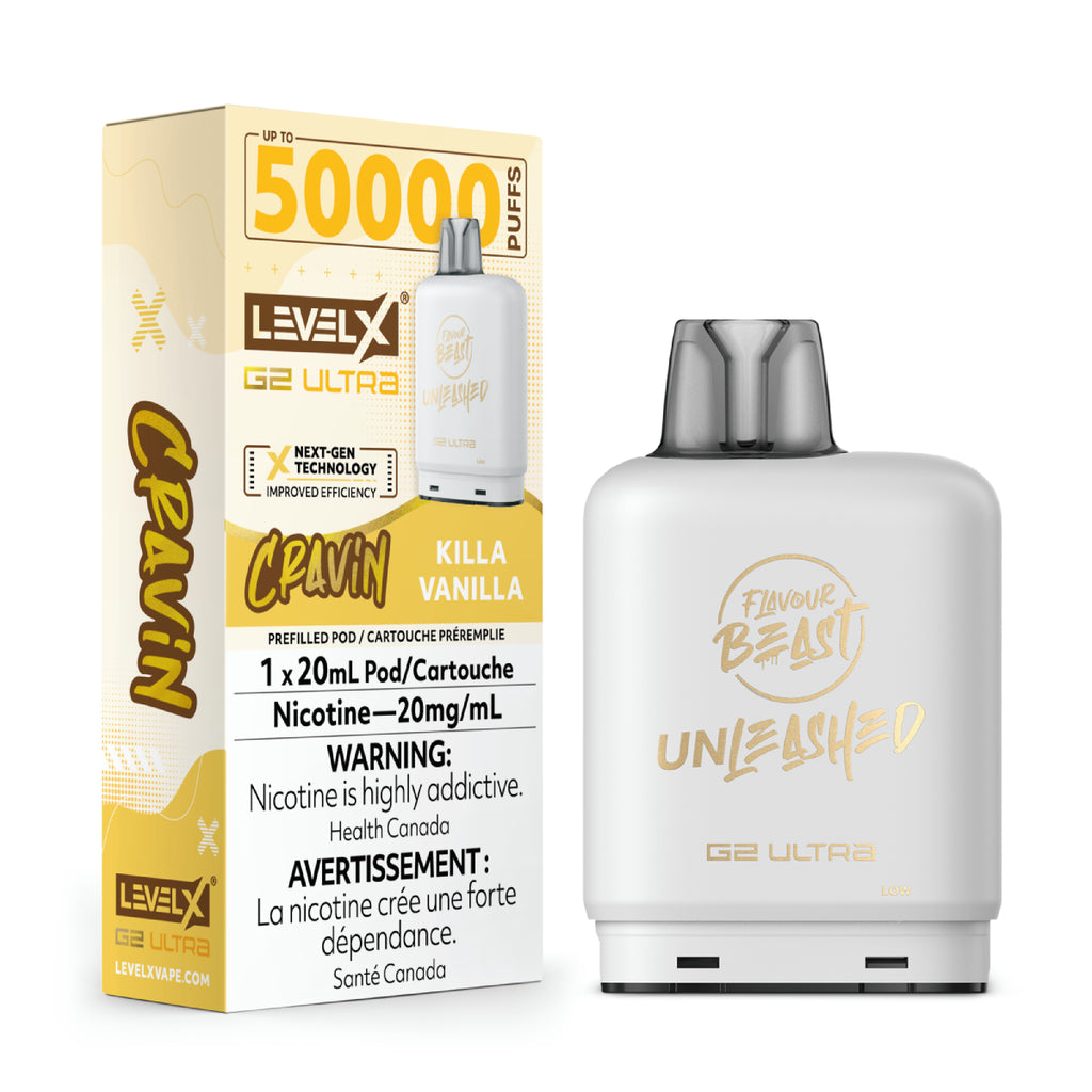Level X - Unleashed G2 Ultra 50K Puffs Disposable Pods