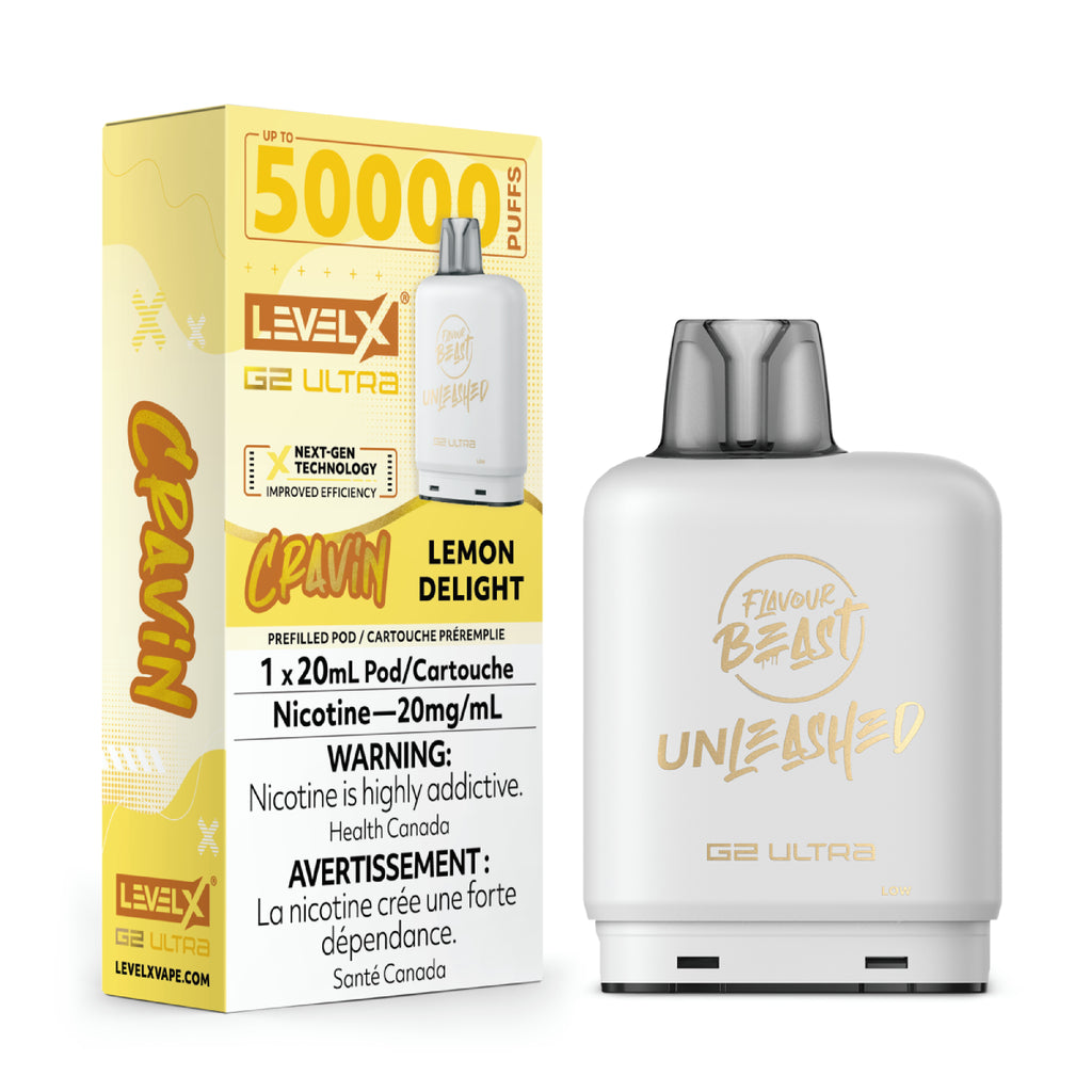 Level X - Unleashed G2 Ultra 50K Puffs Disposable Pods
