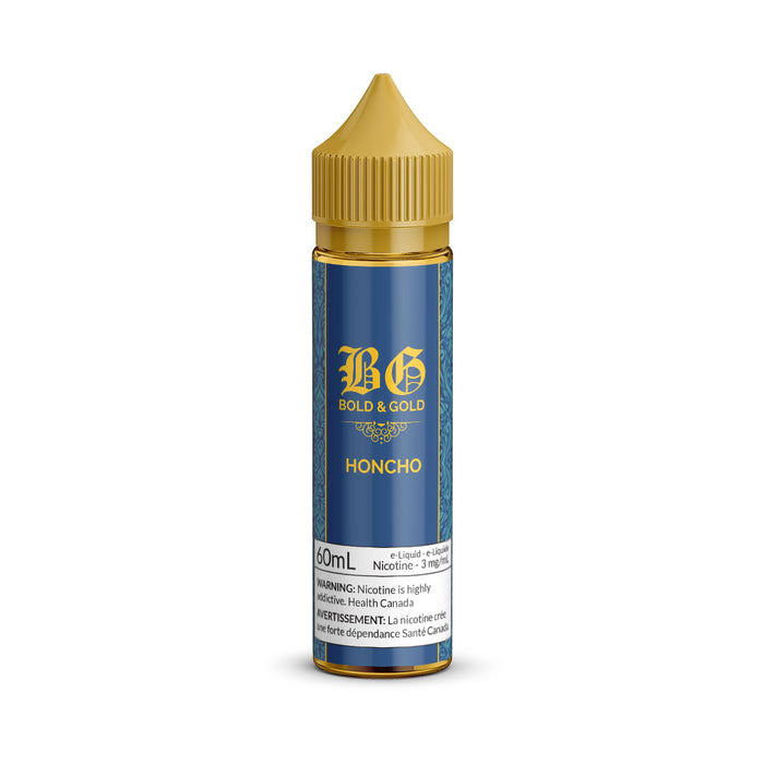 Bold and Gold Vape e-juice Honcho Vape, e-juice at vape station,  vape shop,  Toronto, Scarborough, Canada, Grapefruit, Peach, Soda, Cooling