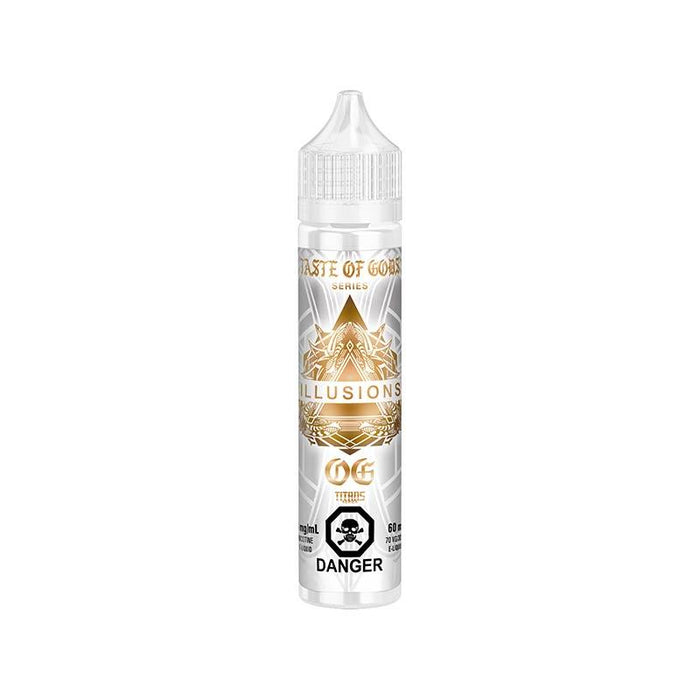 Illusions Taste of Gods OG Vape, e-juice at vape station,  vape shop,  Toronto, Scarborough, Canada, Pineapple Coconut Blackcurrent