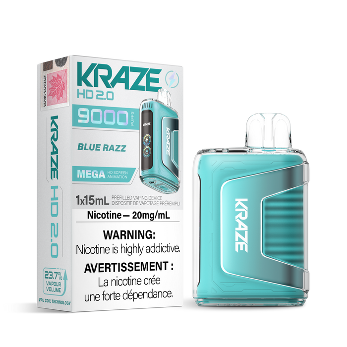 Kraze HD 2.0 9K Puffs Disposable