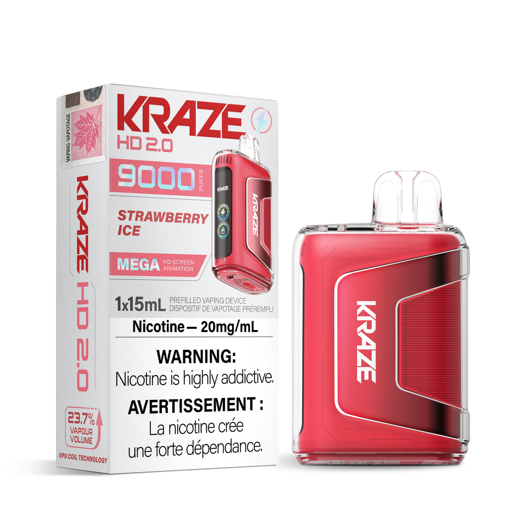 Kraze HD 2.0 9K Puffs Disposable