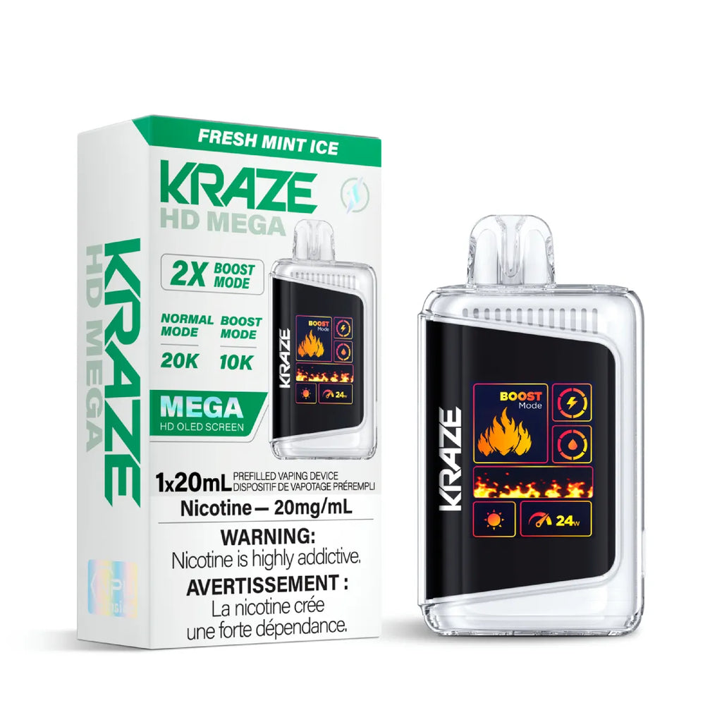 Kraze HD Mega 20K Puffs Disposable