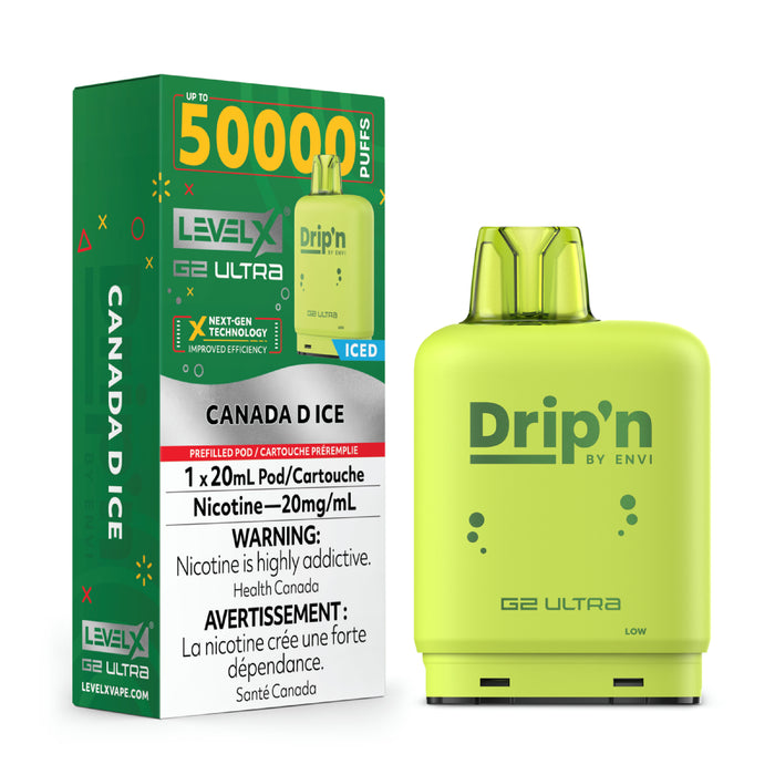 Level X - Drip'n G2 Ultra 50K Puffs Disposable Pods