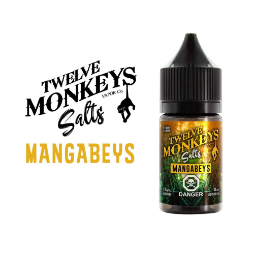 12 monkeys mangabeys vape juice salt at vape station vape shop Toronto Scarborough Mango Pineapple Guava